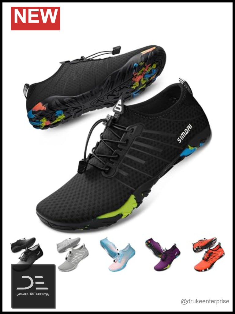 Barefoot Quick-Dry Aqua Socks With Non-Slip Rubber Sole For Water Sports